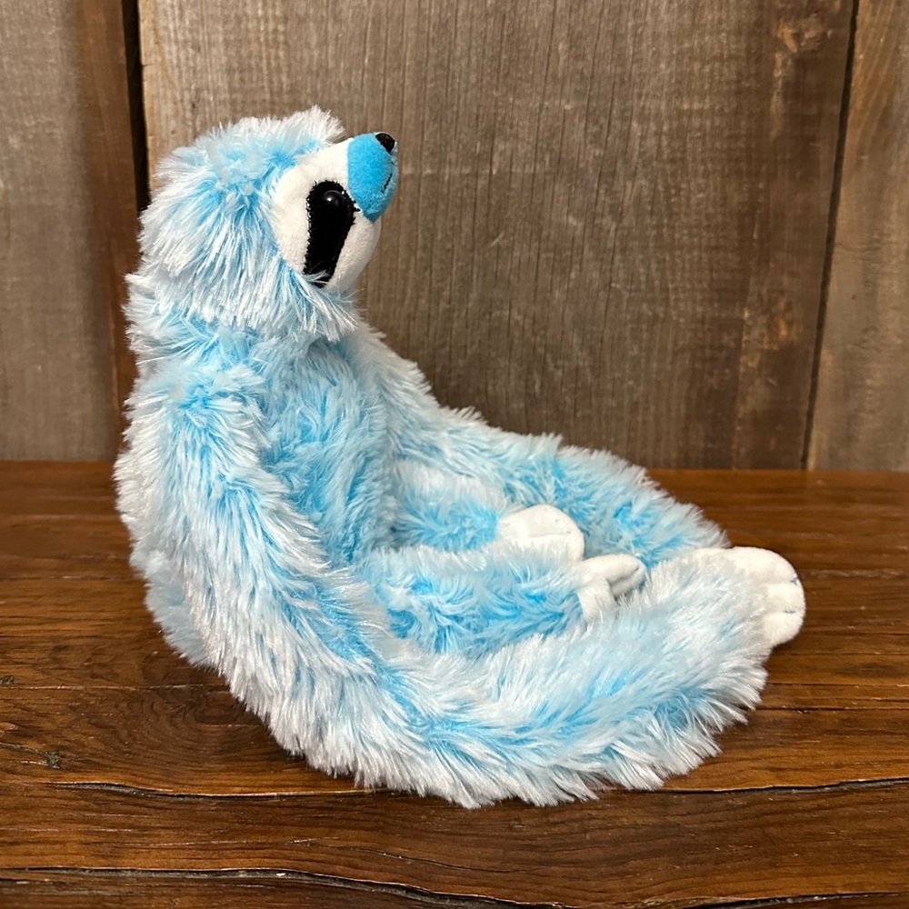 Kellytoy Long Arm Plush Sloth in Frosted Blue 22” Stuffed Animal - Picture 6 of 16
